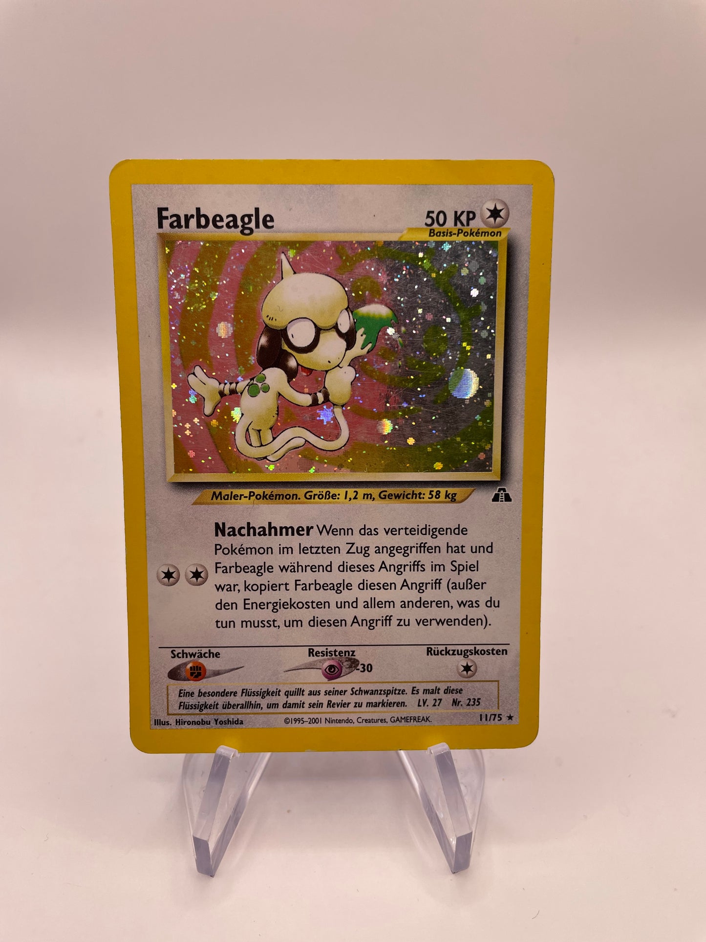 Pokemon Karte Holo Farbeagle 11/75 Deutsch