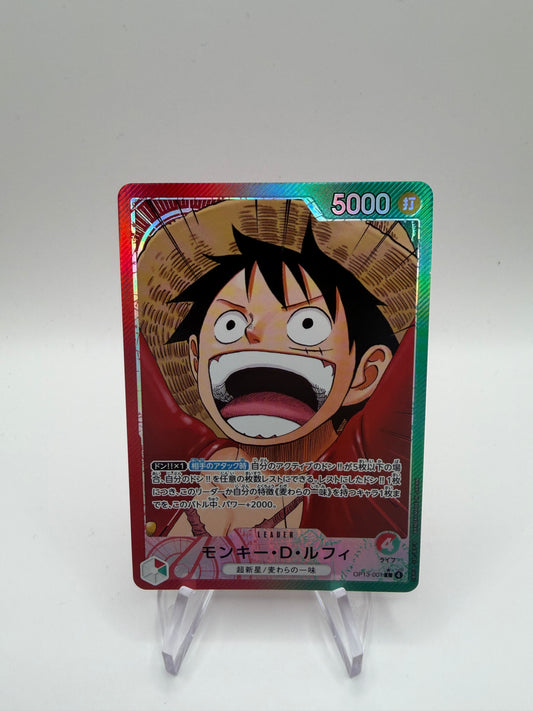 One Piece Karte Monkey.D.Luffy OP13-001 Japanisch
