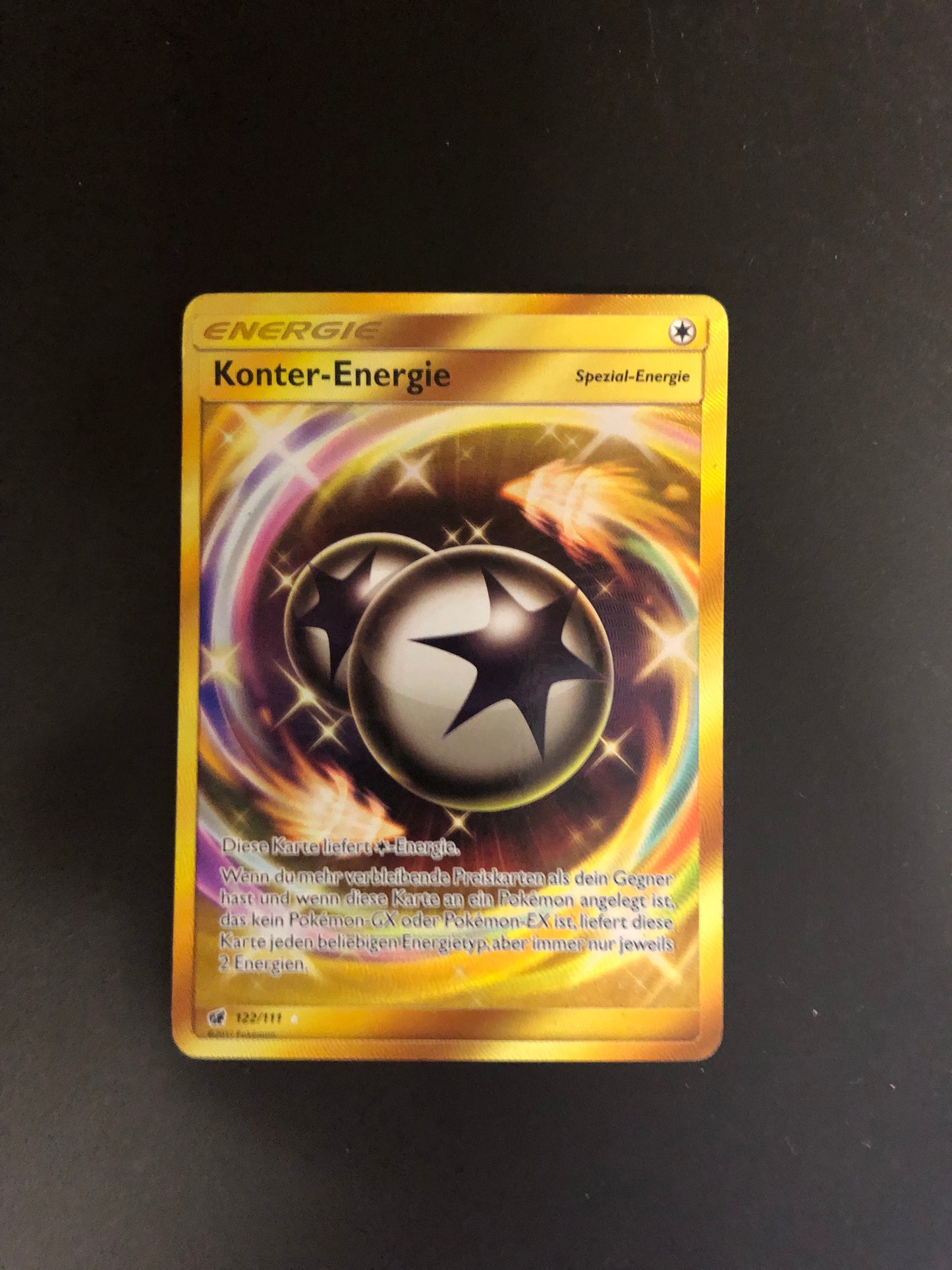 Pokemon Karte Gold Energie Konter-Energie 122/111 Deutsch