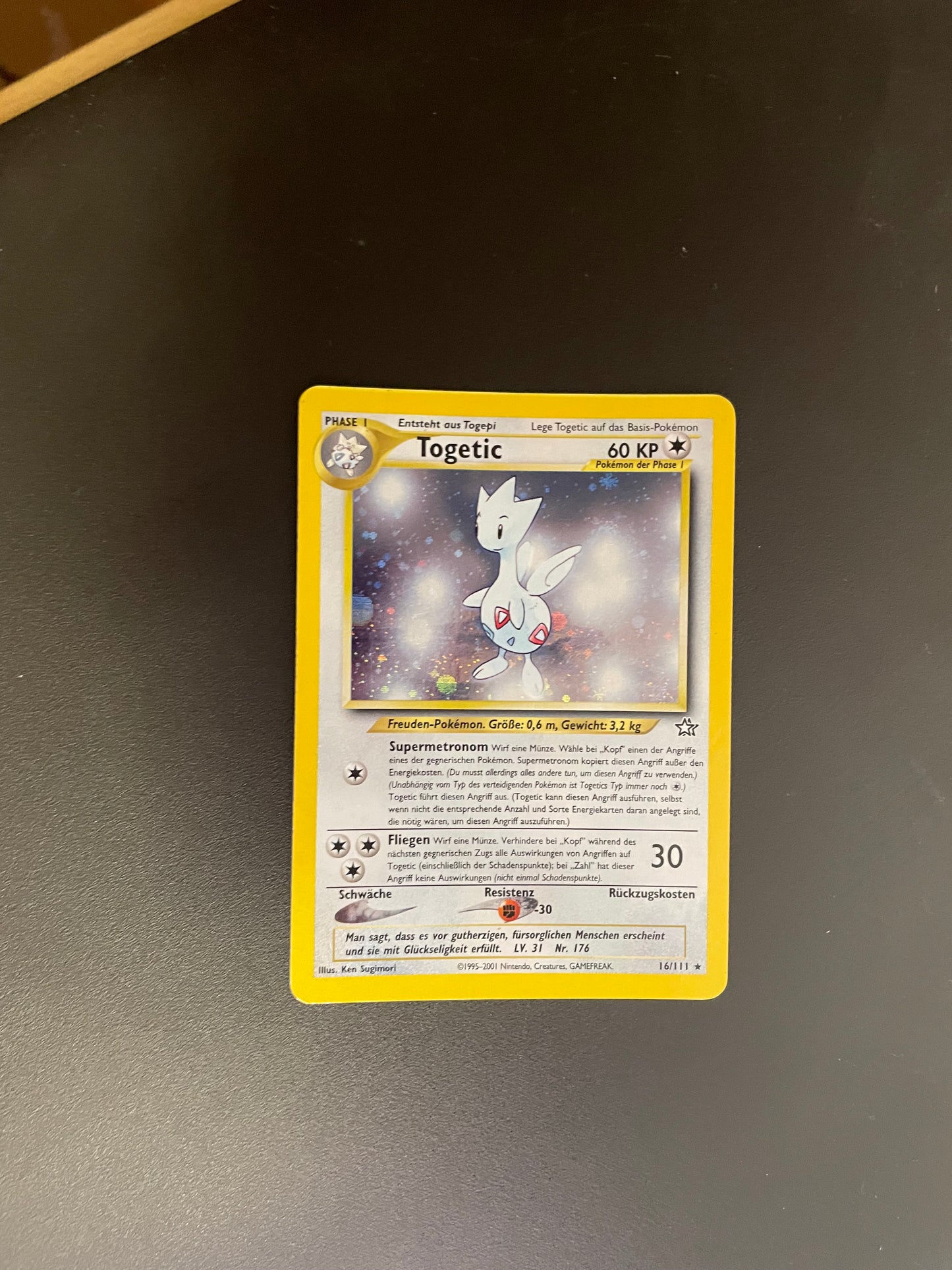 Pokemon Karte Holo Togetic 16/111 Deutsch