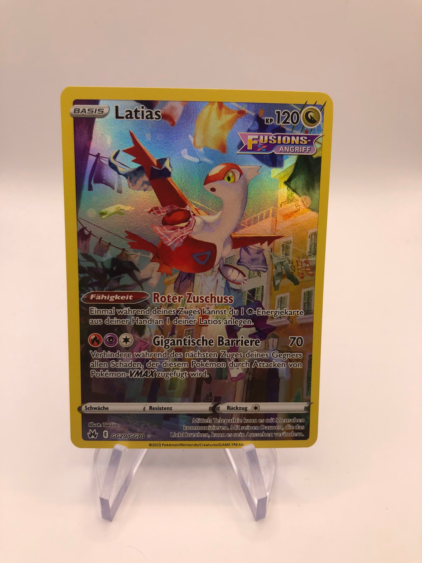Pokemon Karte Art-Rare Latias GG20/GG70 Deutsch