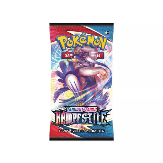 Pokemon Karte Booster Kampfstile Deutsch