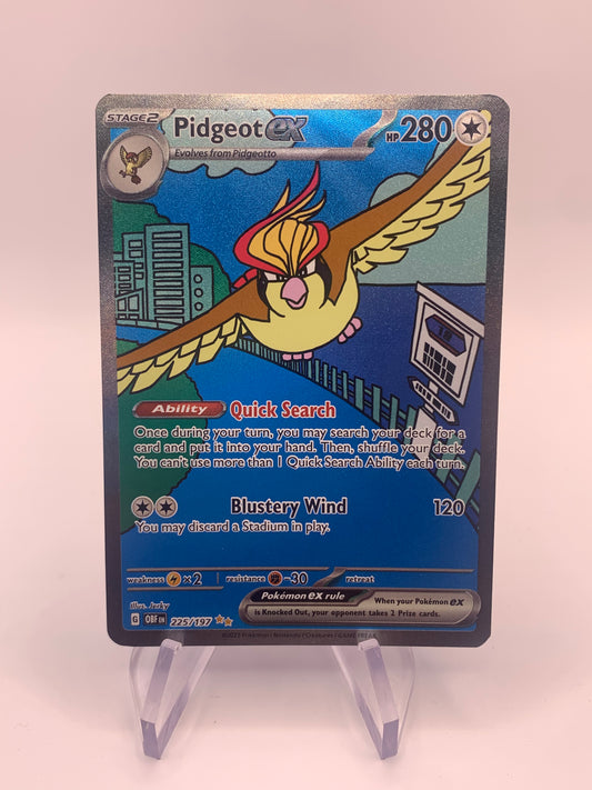 Pokemon card ex Alt-Art Tauboss 225/197 English