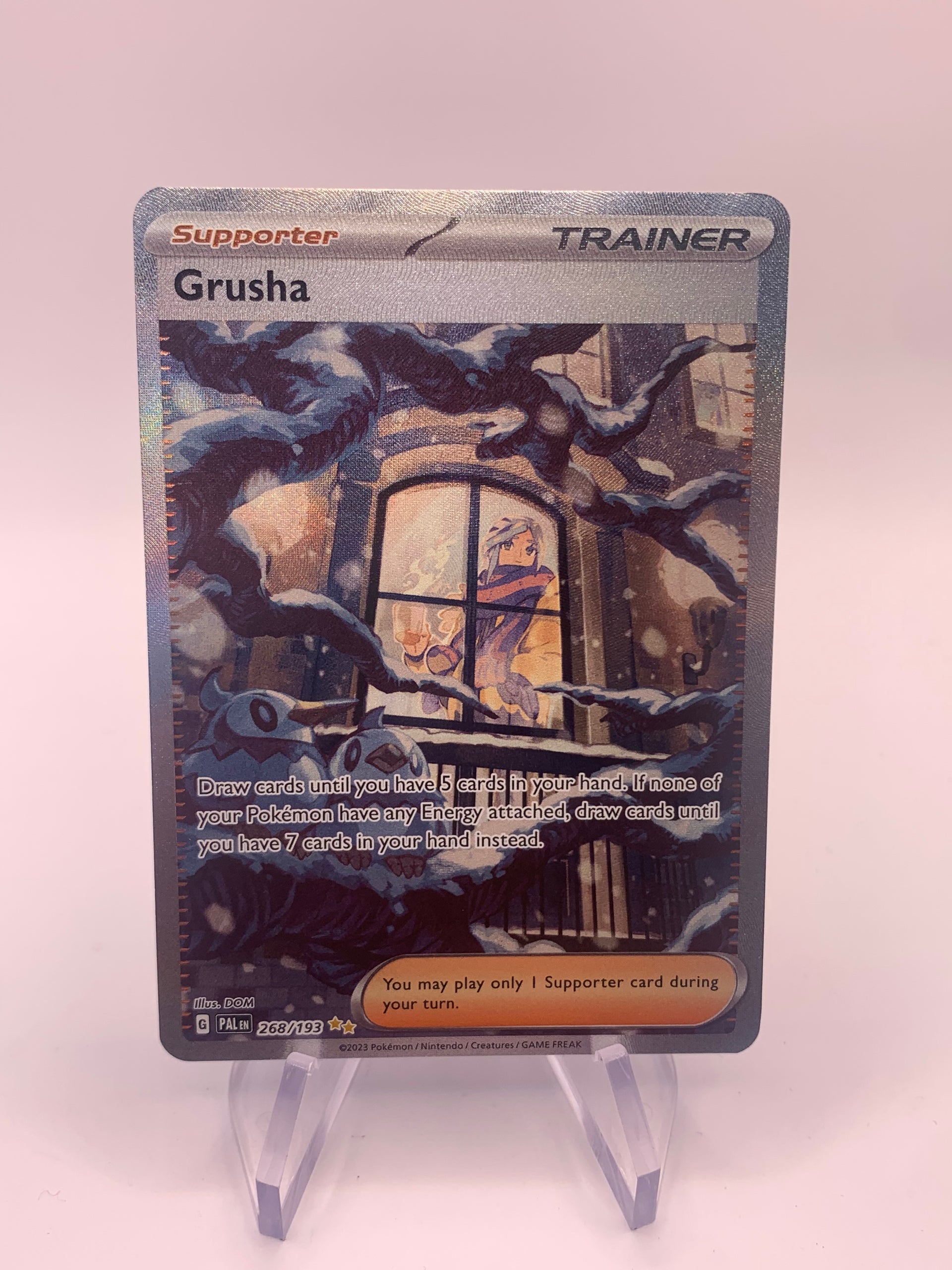 268 193 pokemon card Pokemon Card Trainer Alt-Art Grusha 268/193 English – SHPNPokestore