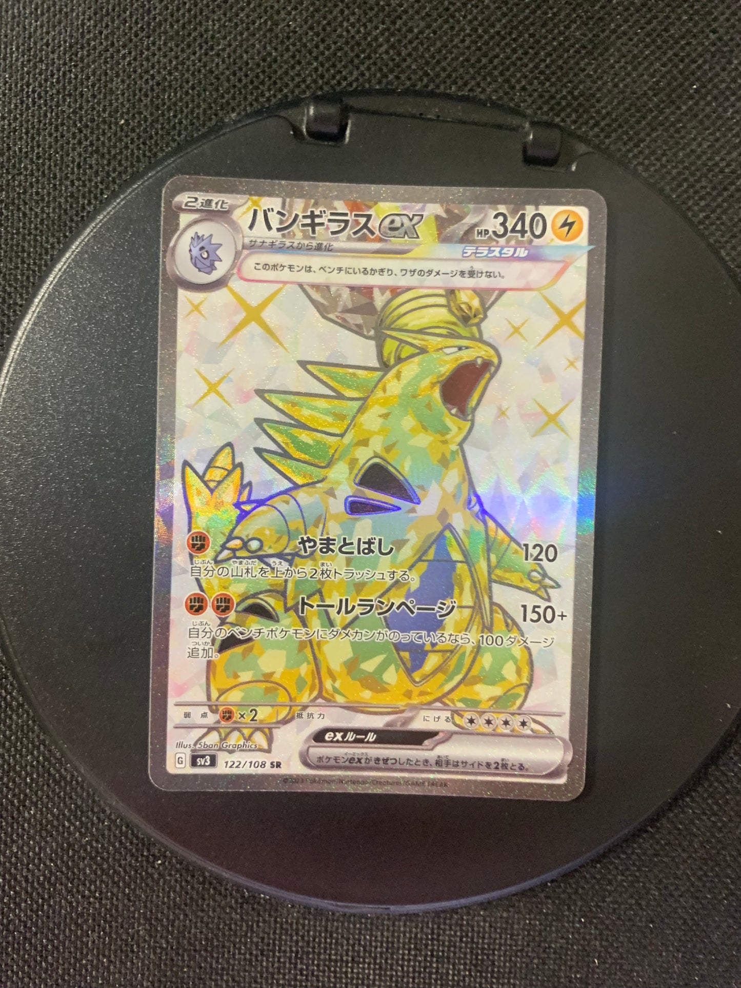 Pokemon card ex Fullart Despotar 122/108 Japanese