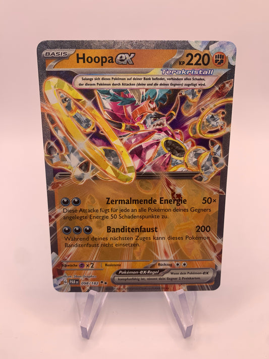 Pokemon card ex Hoopa 98/182 German