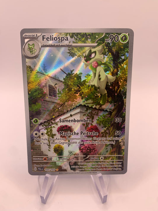 Pokemon Karte Art-Rare Feliospa 197/193 Deutsch