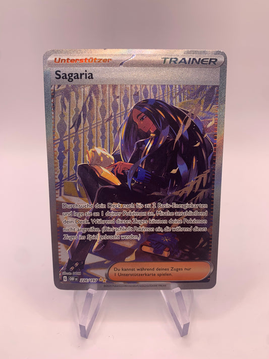 Pokemon Card Trainer - Fullart Sagaia 226/197 German