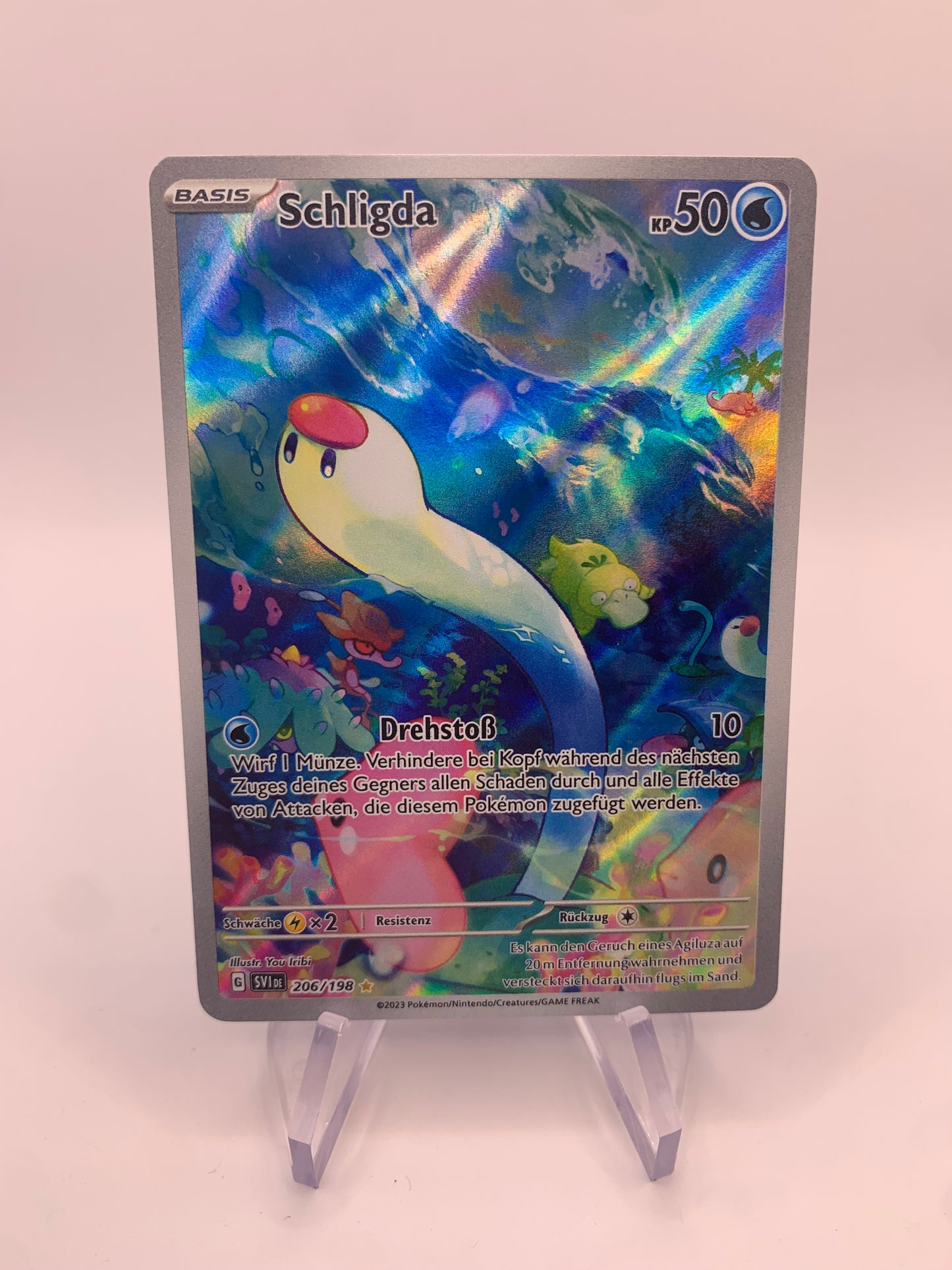 Pokemon Card Art-Rare Schligda 206/198 German