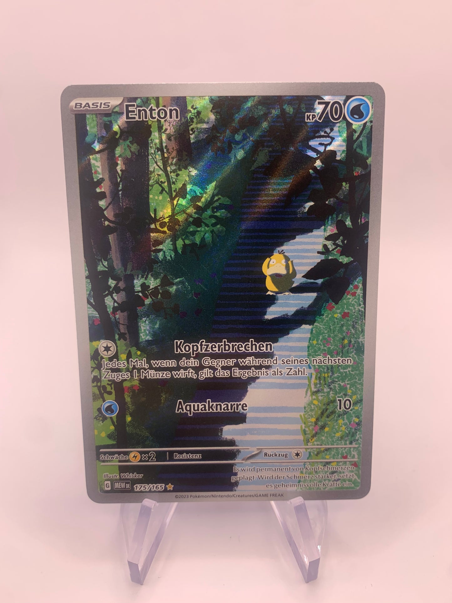 Pokemon Karte Art-Rare Enton 175/165 Deutsch