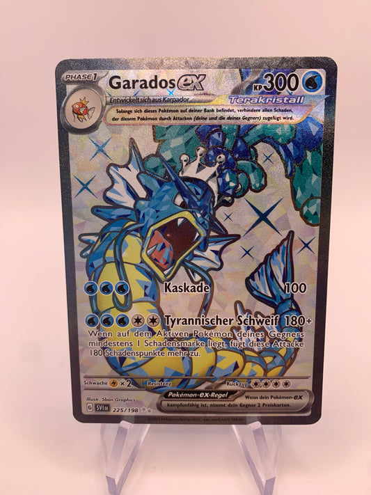 Pokemon Karte ex Fullart Garados 225/198 Deutsch