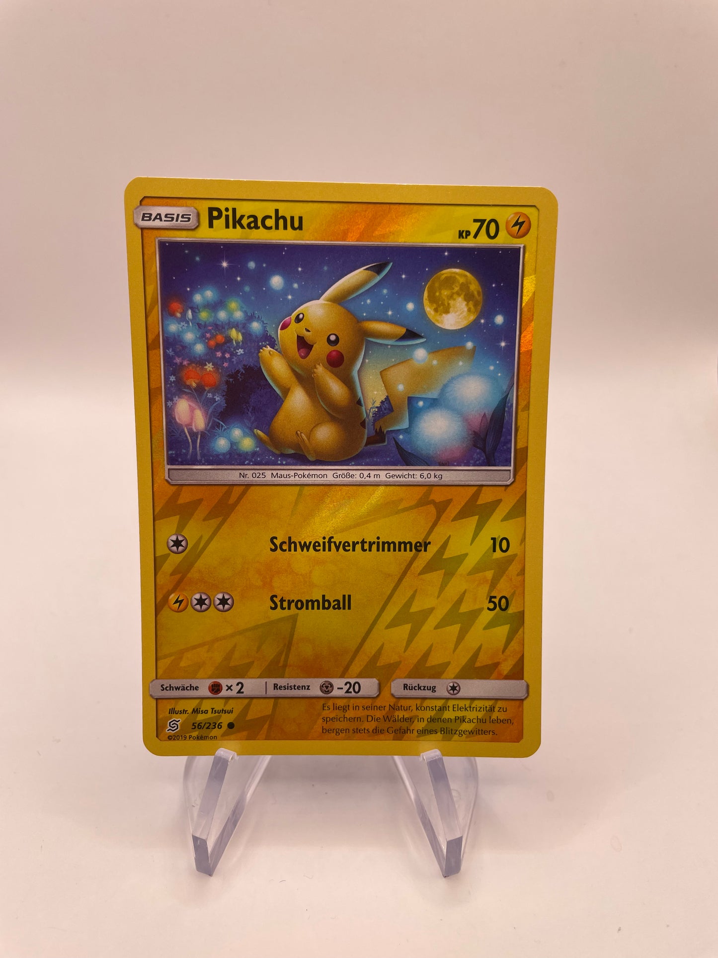 Pokémon Karte Reverse Pikachu 56/236 Deutsch