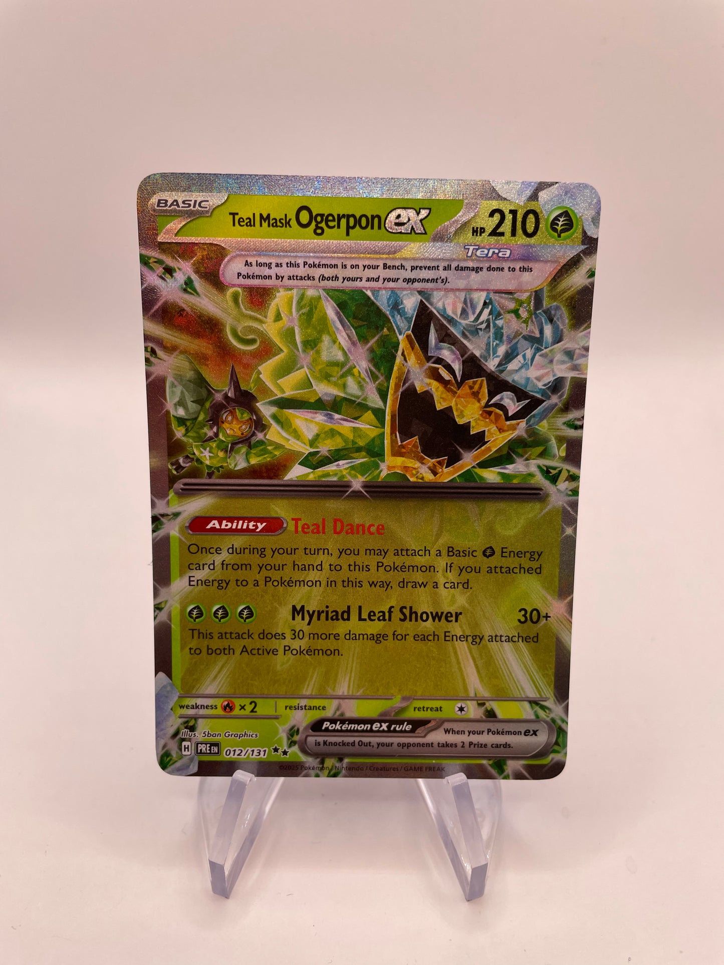 Pokémon Karte Ogerpon ex 12/131 Englisch