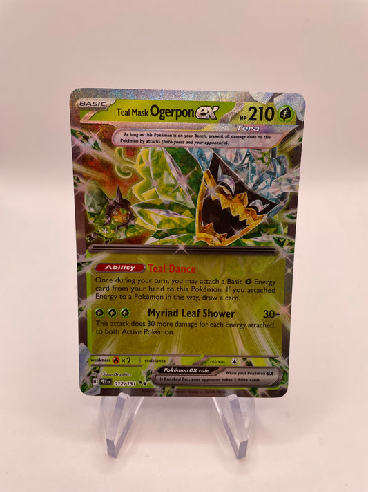 Pokemon Karte Ogerpon ex 12/131 Englisch