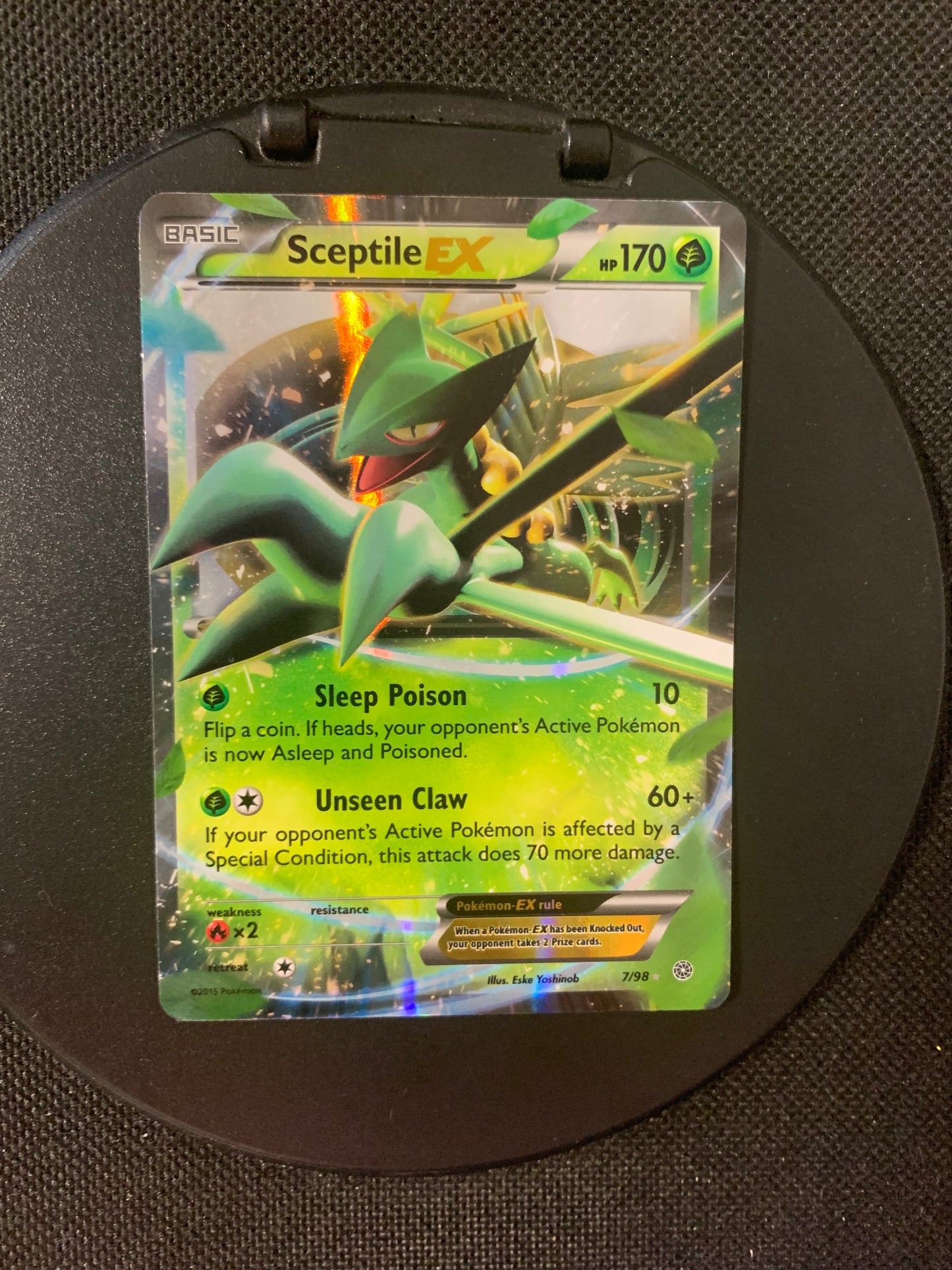 Pokemon card Ex Gewaldro 7/98 English