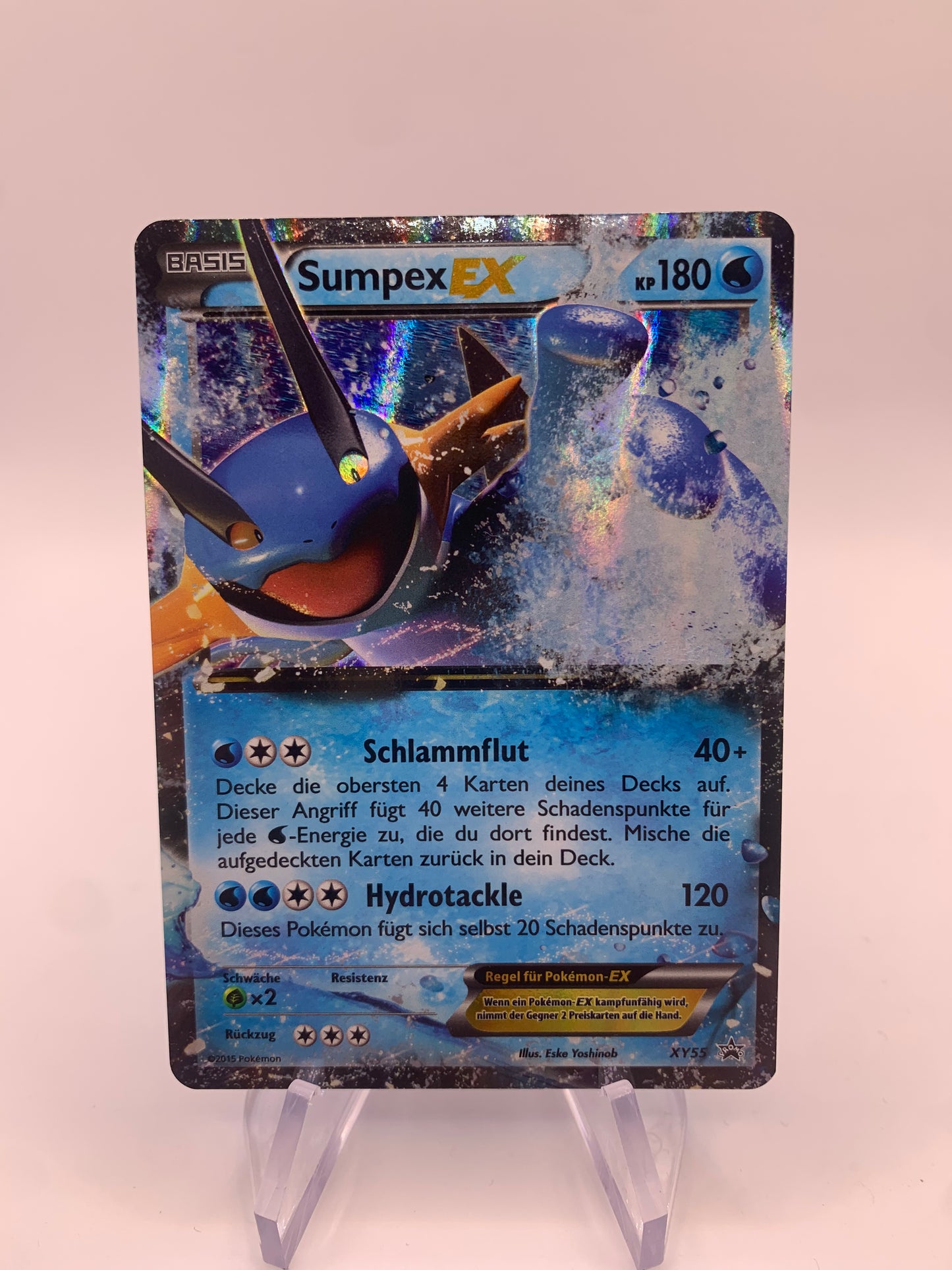 Pokemon Card Ex Promo Sumpex XY55 German