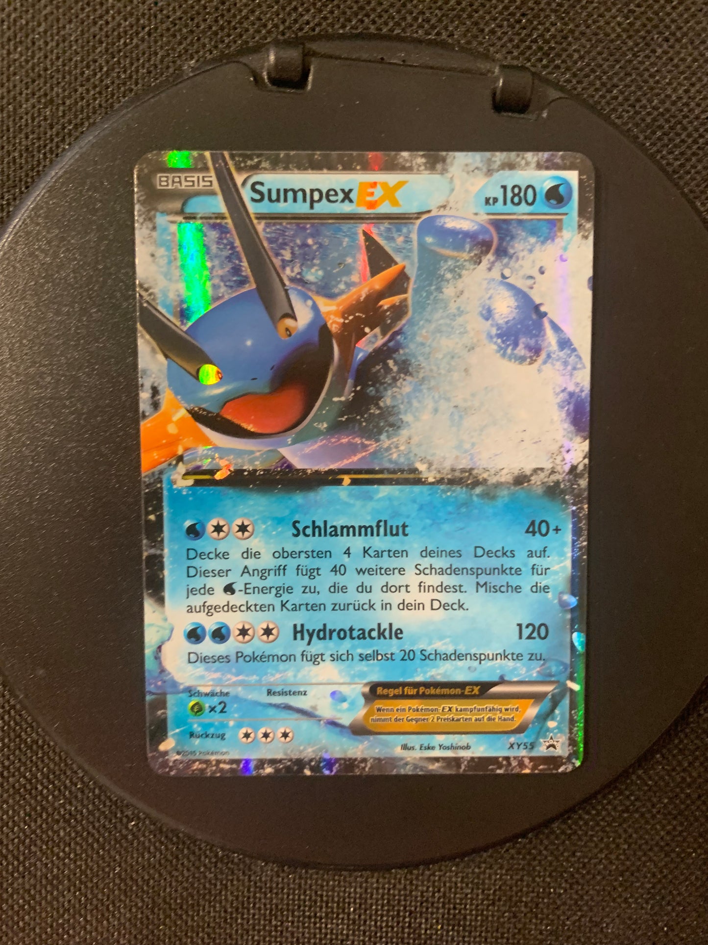 Pokemon Card Ex Promo Sumpex XY55 German