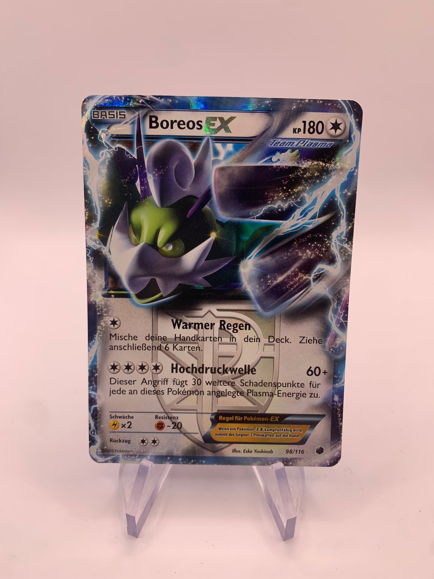 Pokemon card ex Boreos 98/116 German