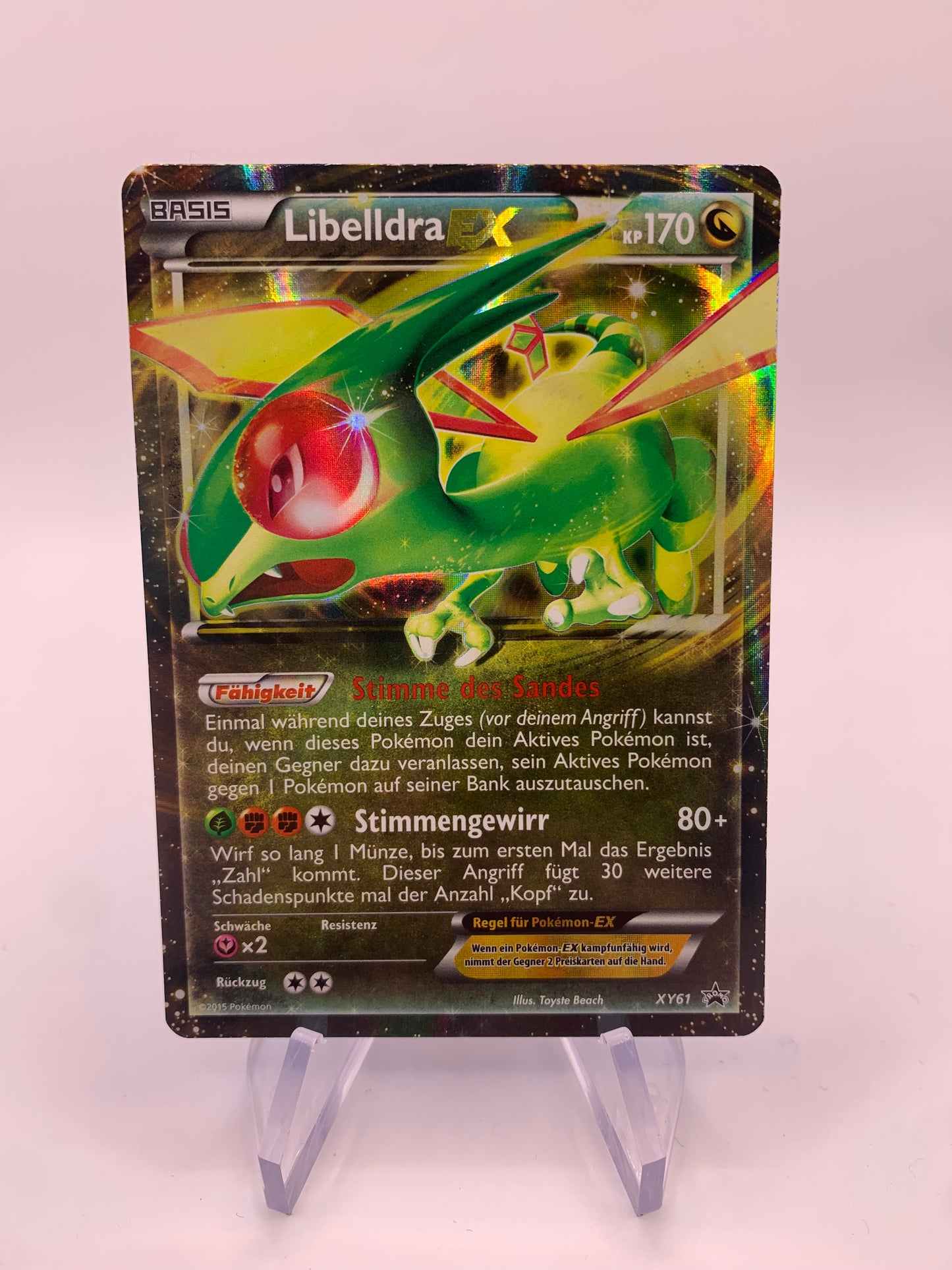 Pokemon Karte Ex Promo Libelldra XY61 Deutsch