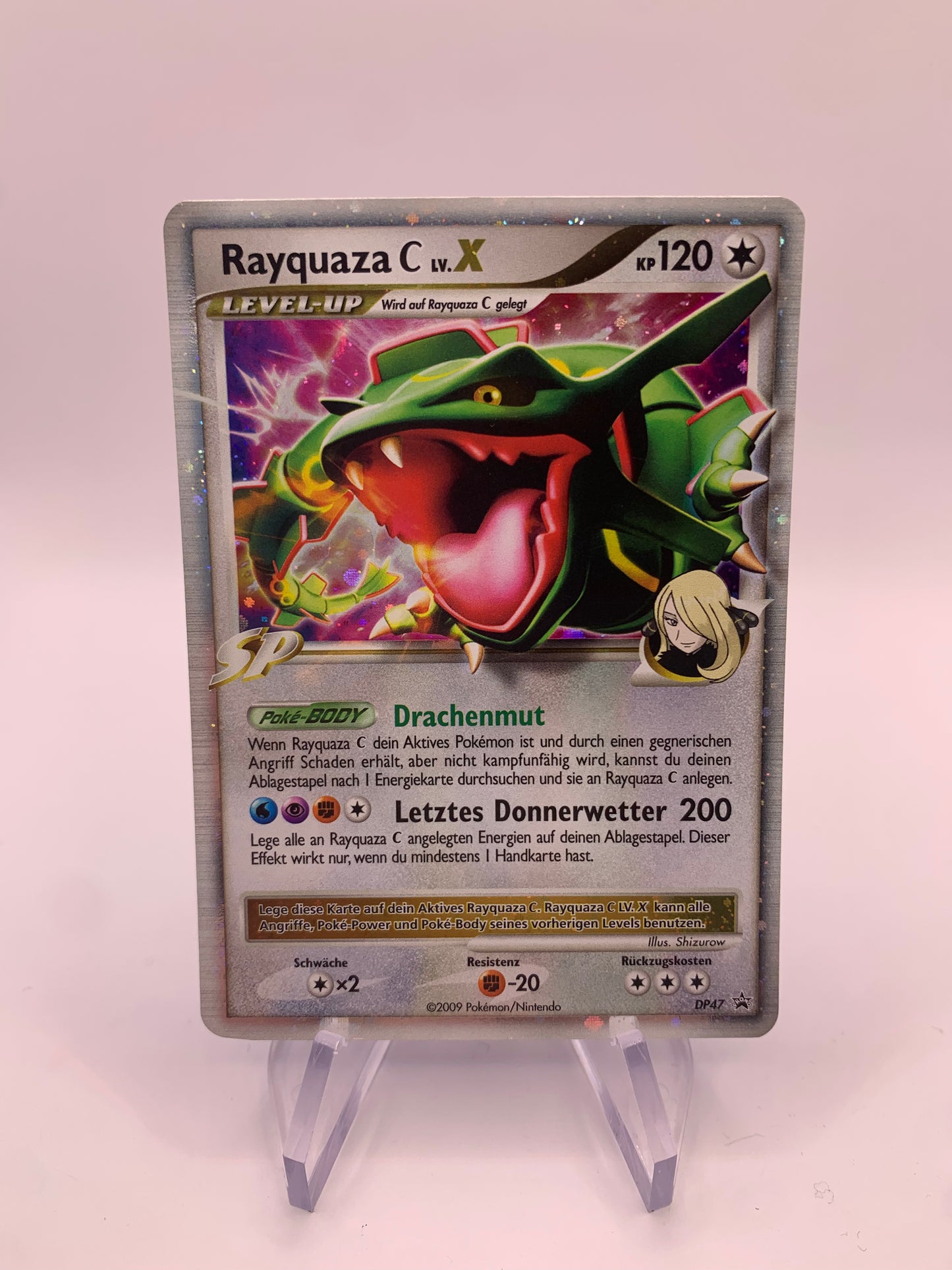 Pokemon Card Lv.X Promo Rayquaza German DP47