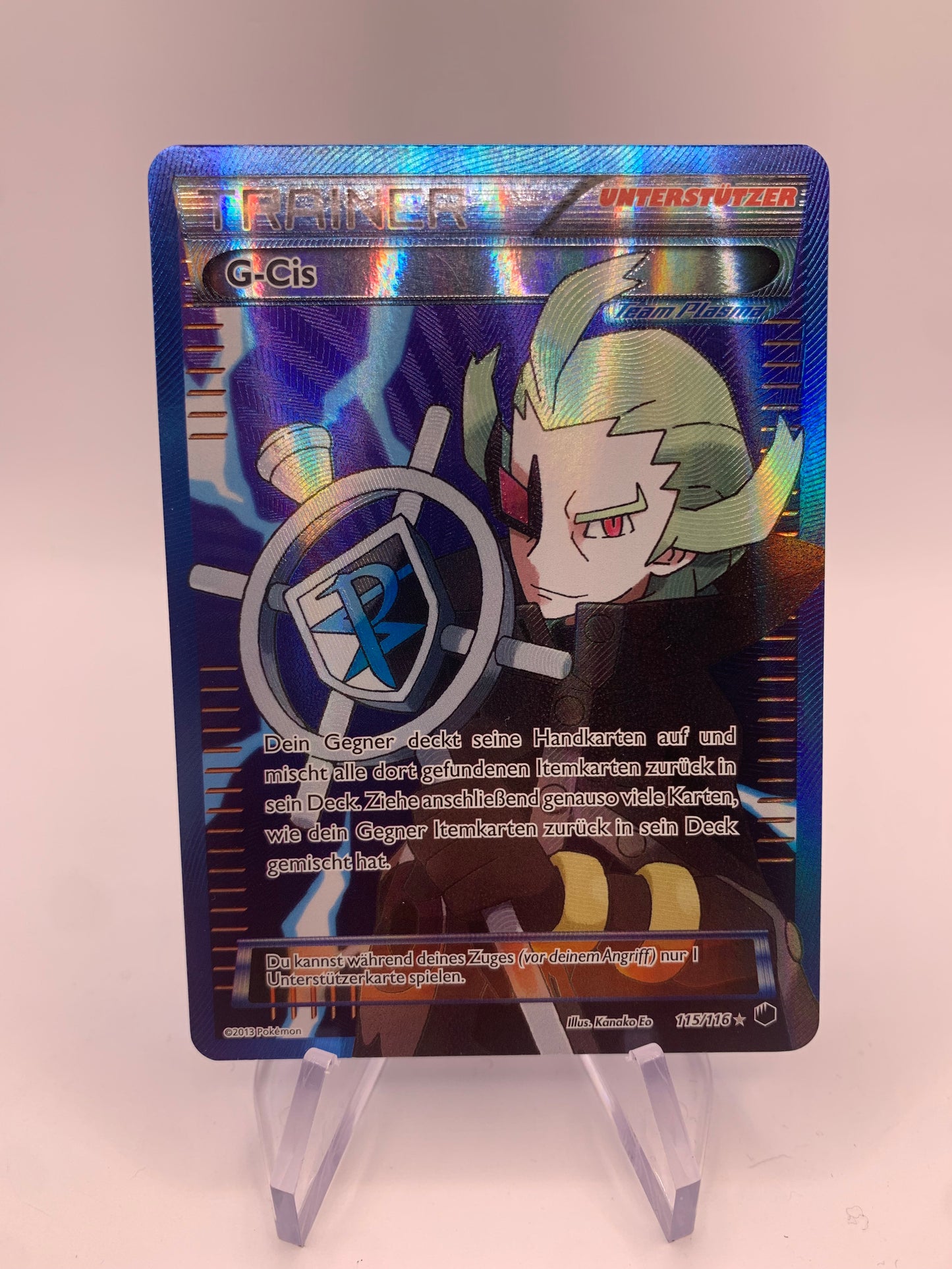 Pokemon Karte Trainer-Fullart  G-Cis 115/116 Deutsch