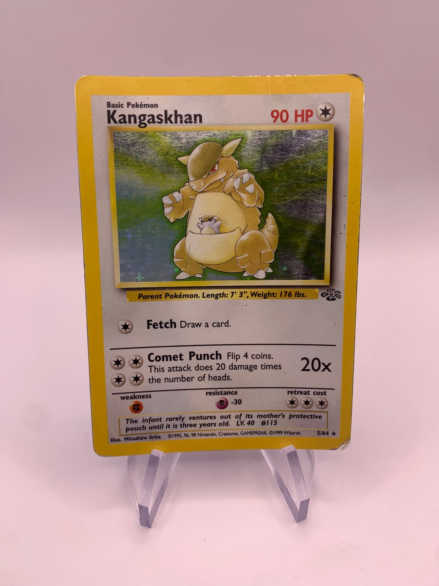 Pokemon Card Holo Kangama 5/64 Jungle English