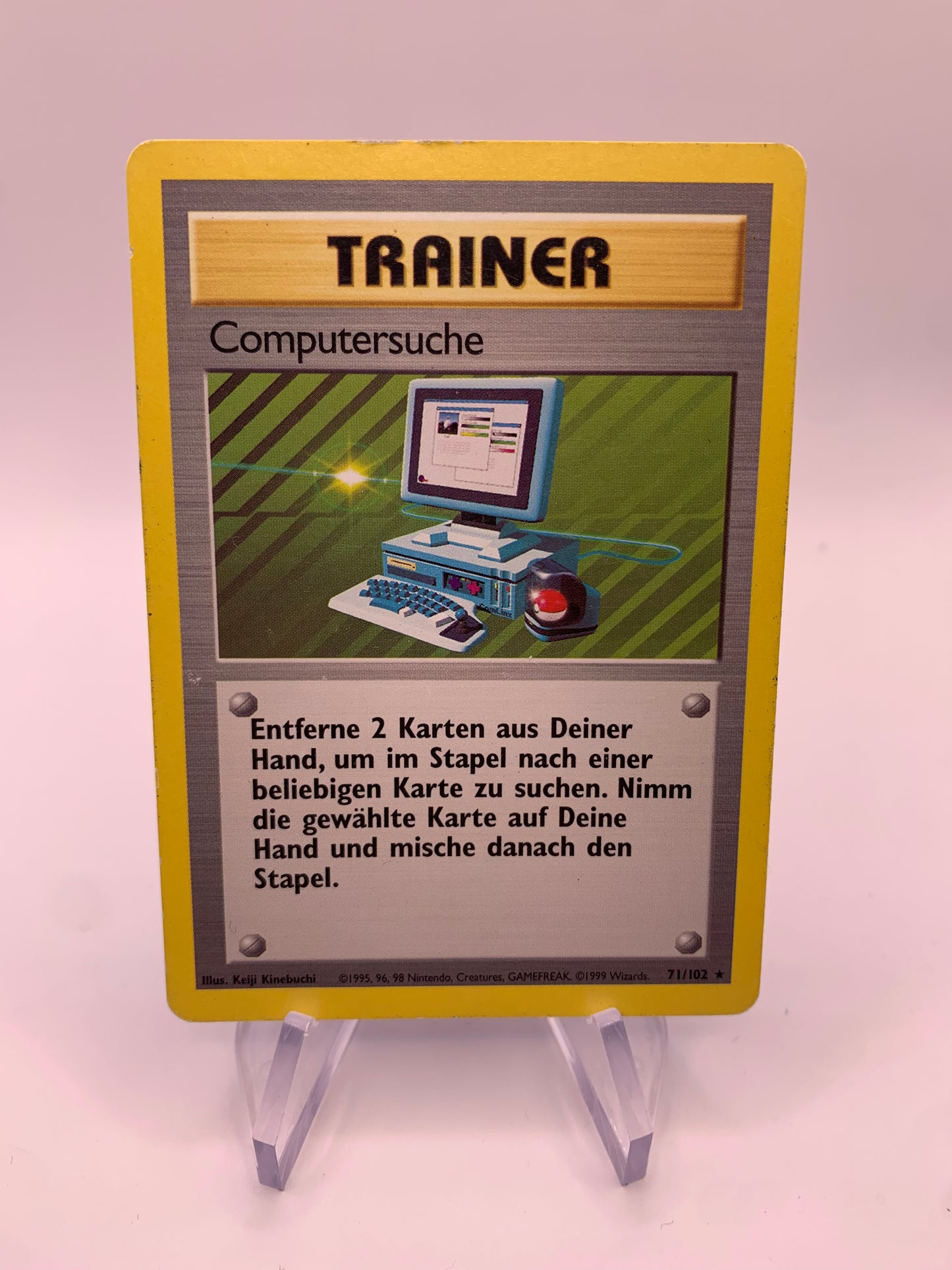 Pokemon card computer search 71/102 German