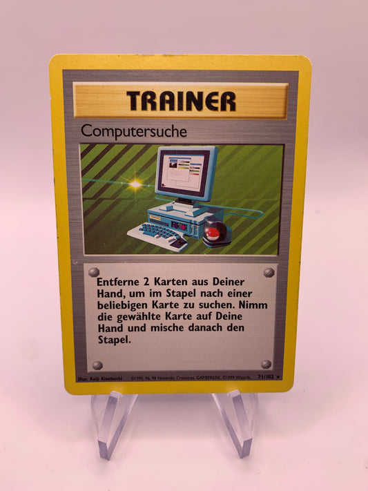 Pokemon Karte Computersuche 71/102 Deutsch