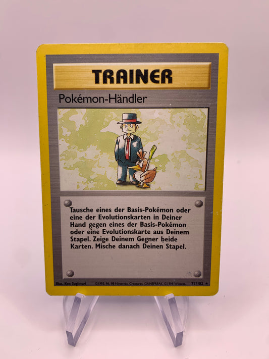 Pokemon Karte Pokemon-Händler Base-Set 77/102 Deutsch