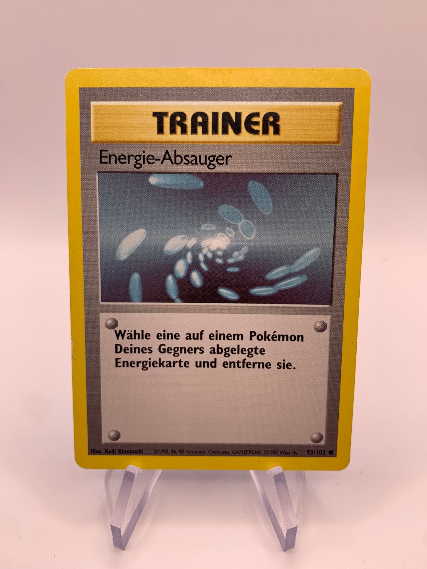 Pokemon Karte Energie-Absauger 92/102 Deutsch