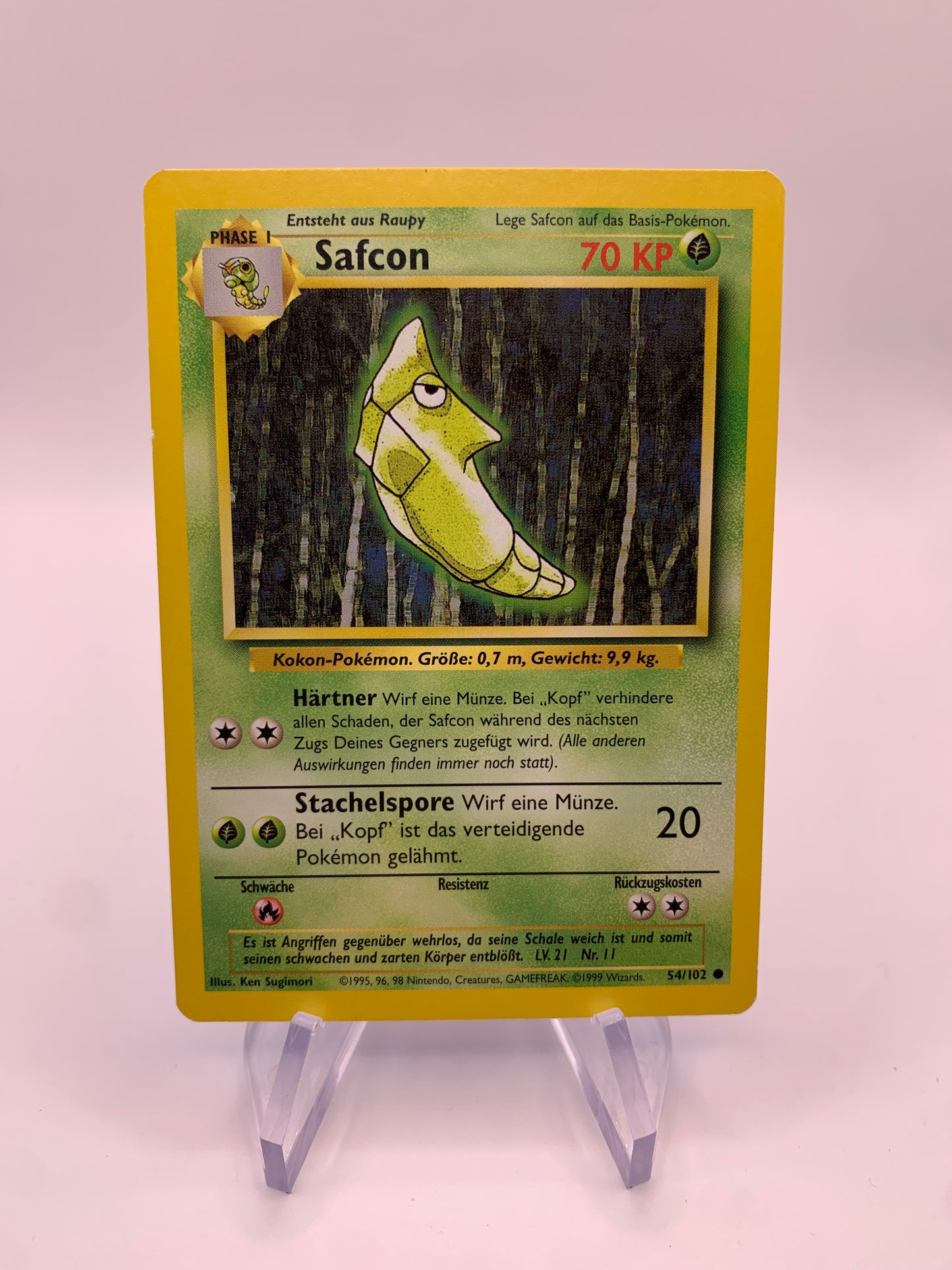 Pokemon Card Safcon 54/102 Base Set German