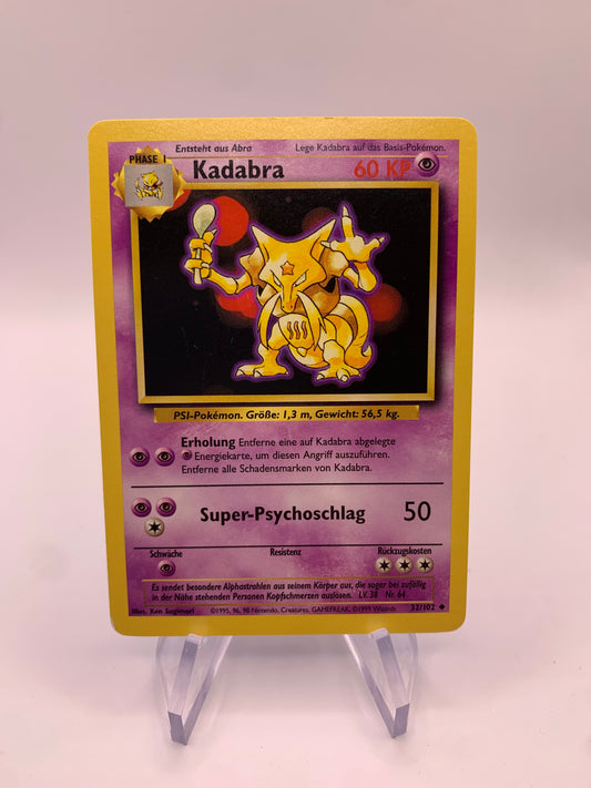 Pokemon Card Kadrabra 32/102 Base Set German