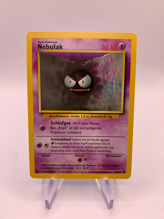 Pokemon Karte Nebulak 50/102 Base-Set Deutsch