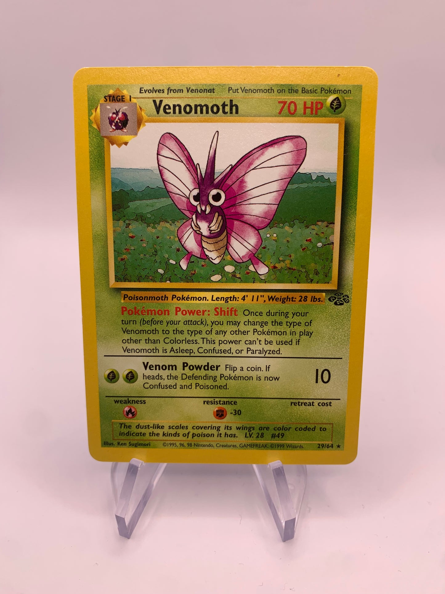 Pokemon card Omot 29/64 Jungle English