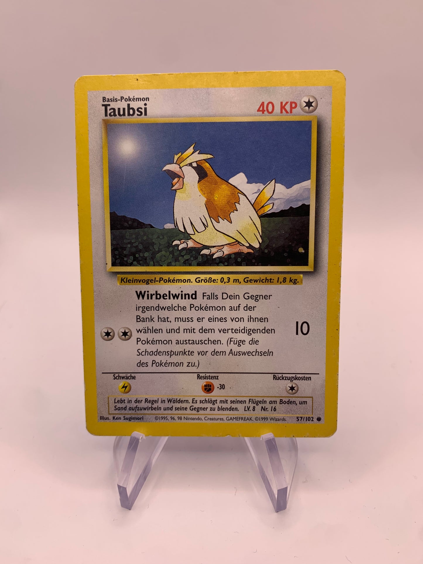 Pokemon Card Taubsi 57/102 Base Set German