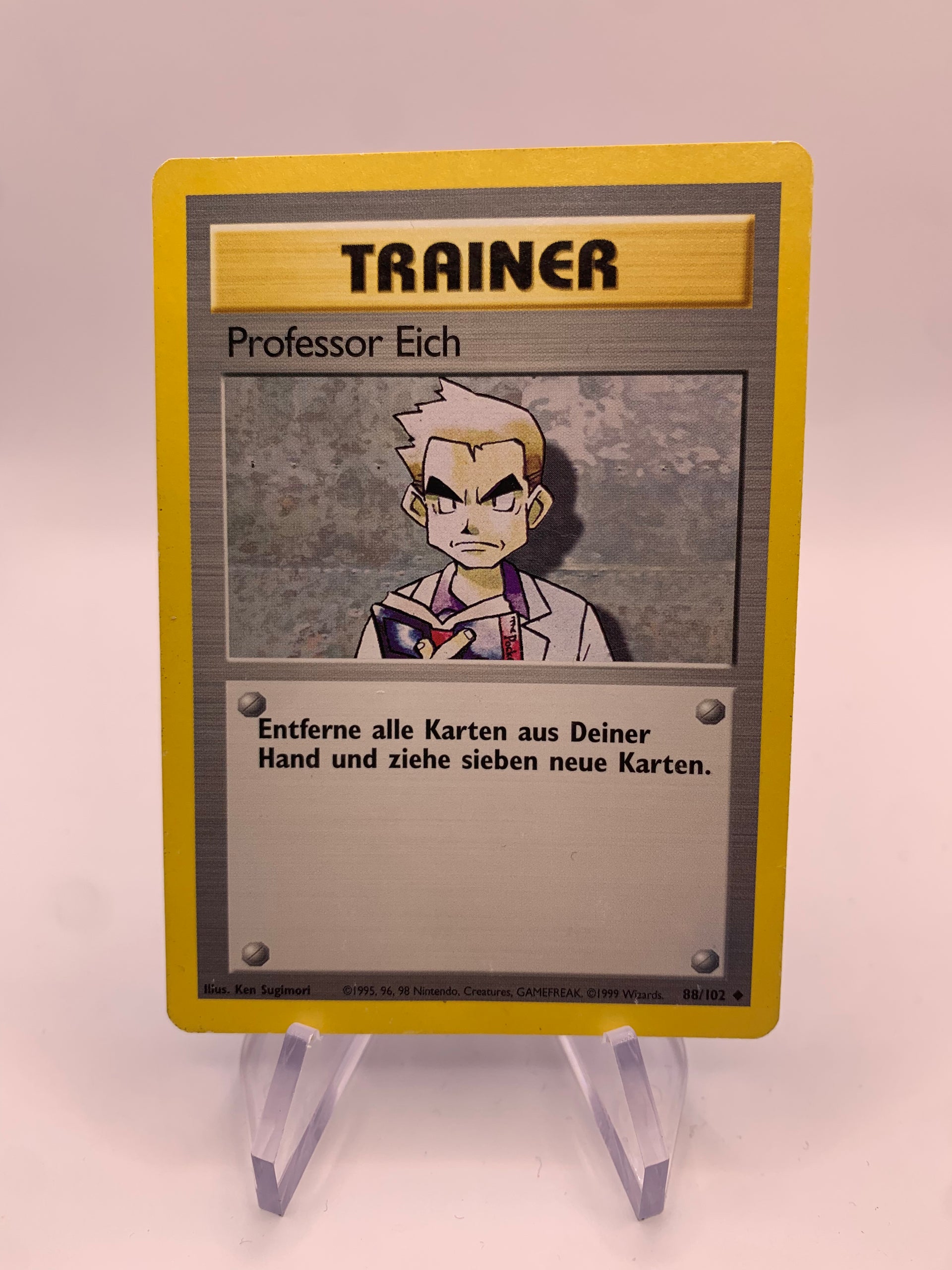 Pokemon Card Professor Oak 88/102 Base Set German – SHPNPokestore