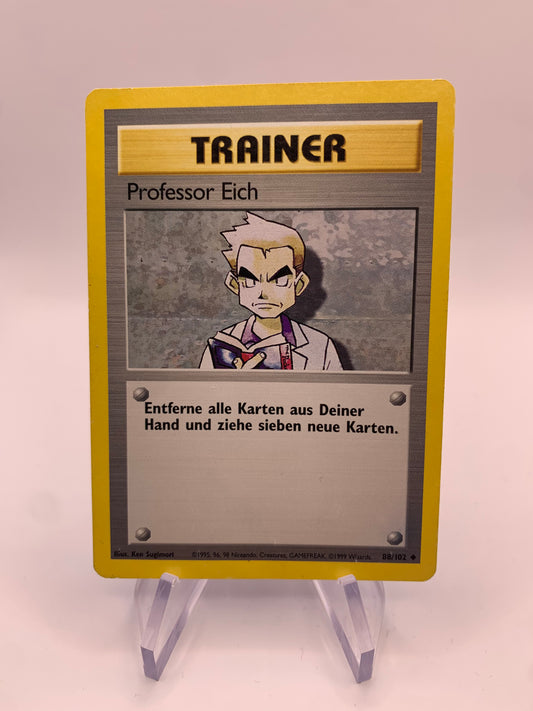 Pokemon Karte Professor Eich 88/102 Base-Set Deutsch