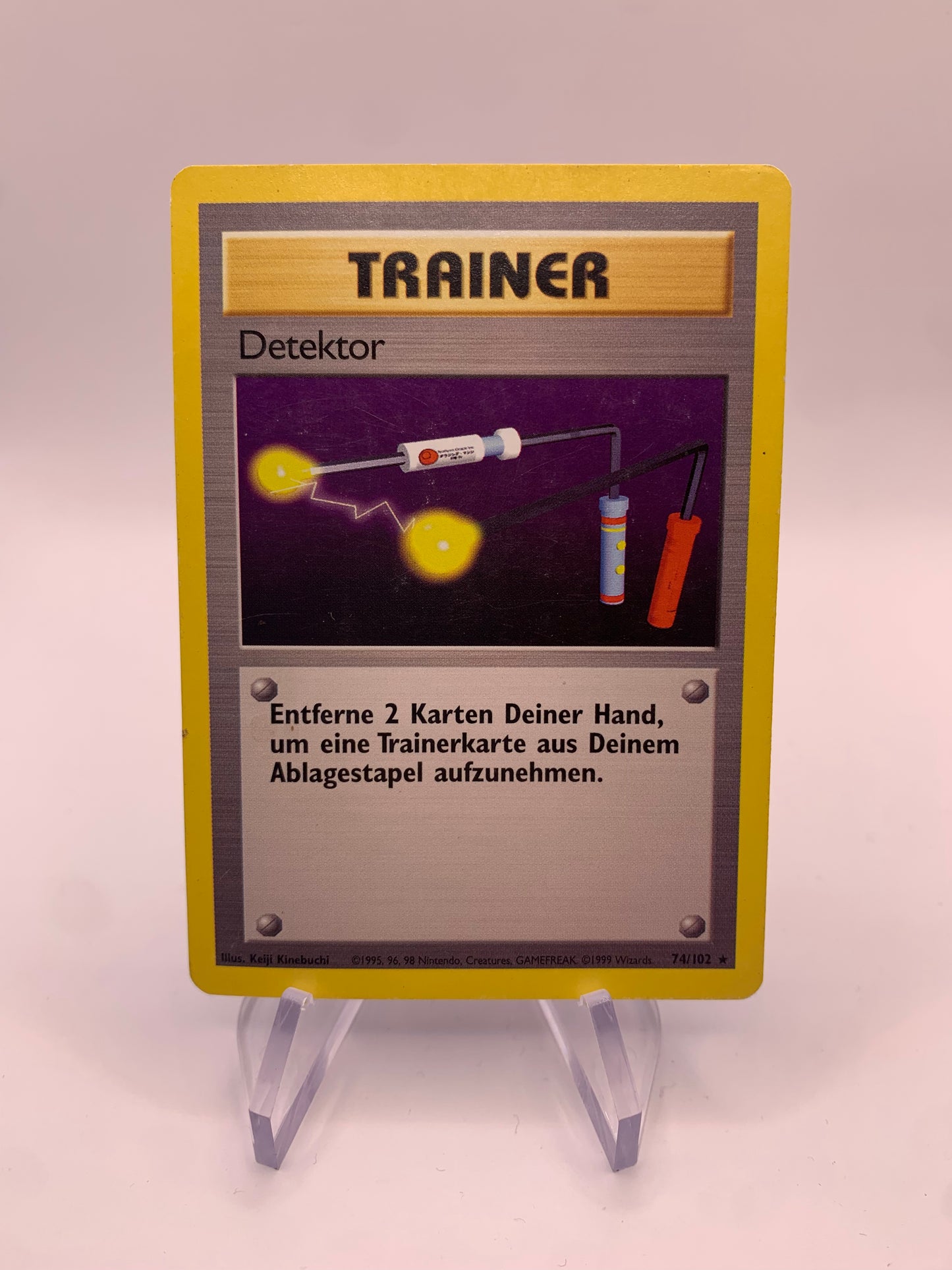 Pokemon Karte Detektor 74/102 Base-Set Deutsch