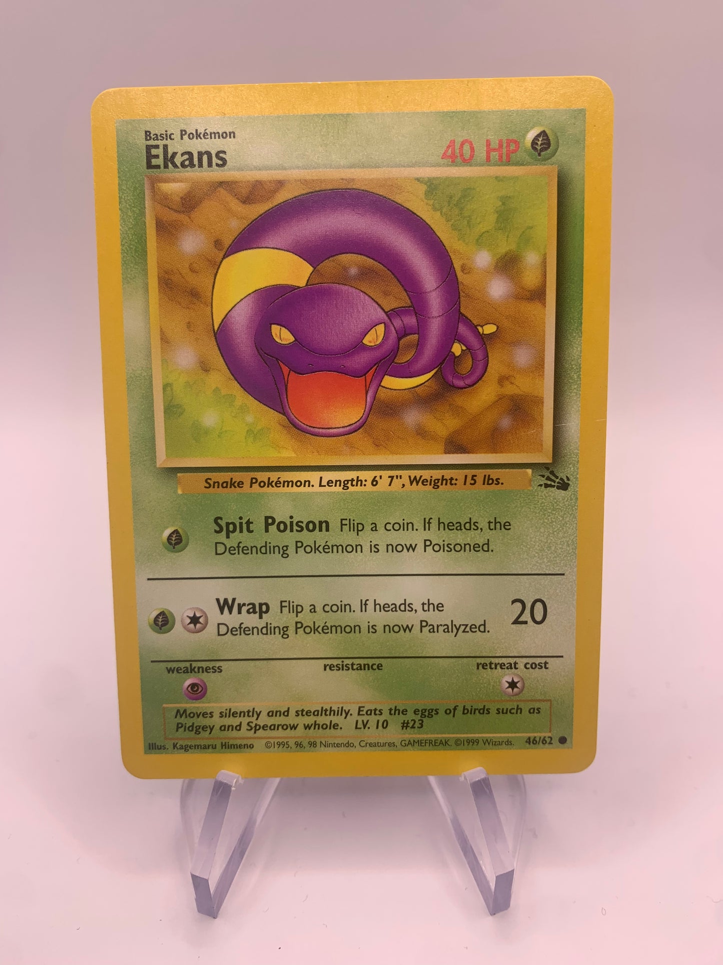 Pokemon card Rettan Fossil 46/62 English