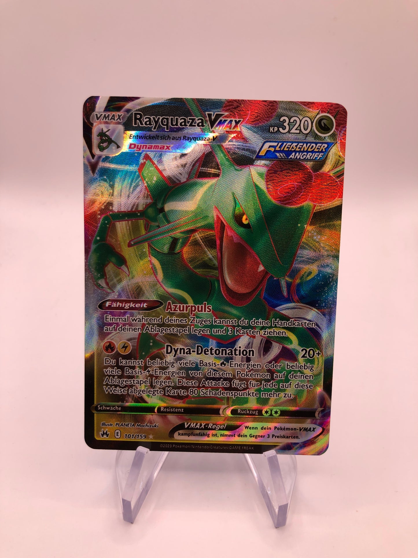 Pokemon Karten Vmax Rayquaza 101/159 Deutsch