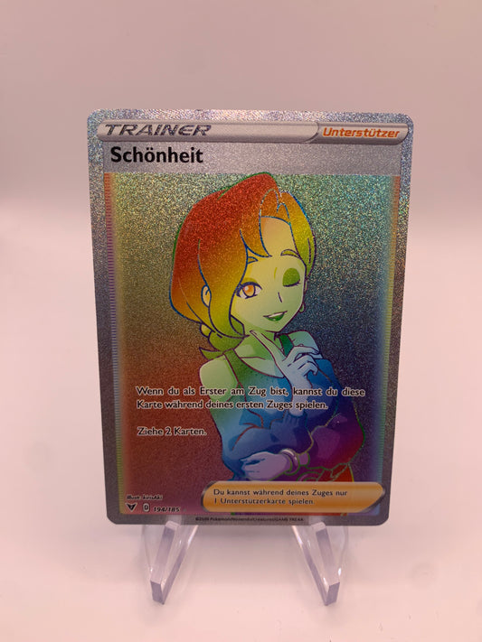 Pokemon Karte Rainbow Trainer Schönheit 194/185 Deutsch