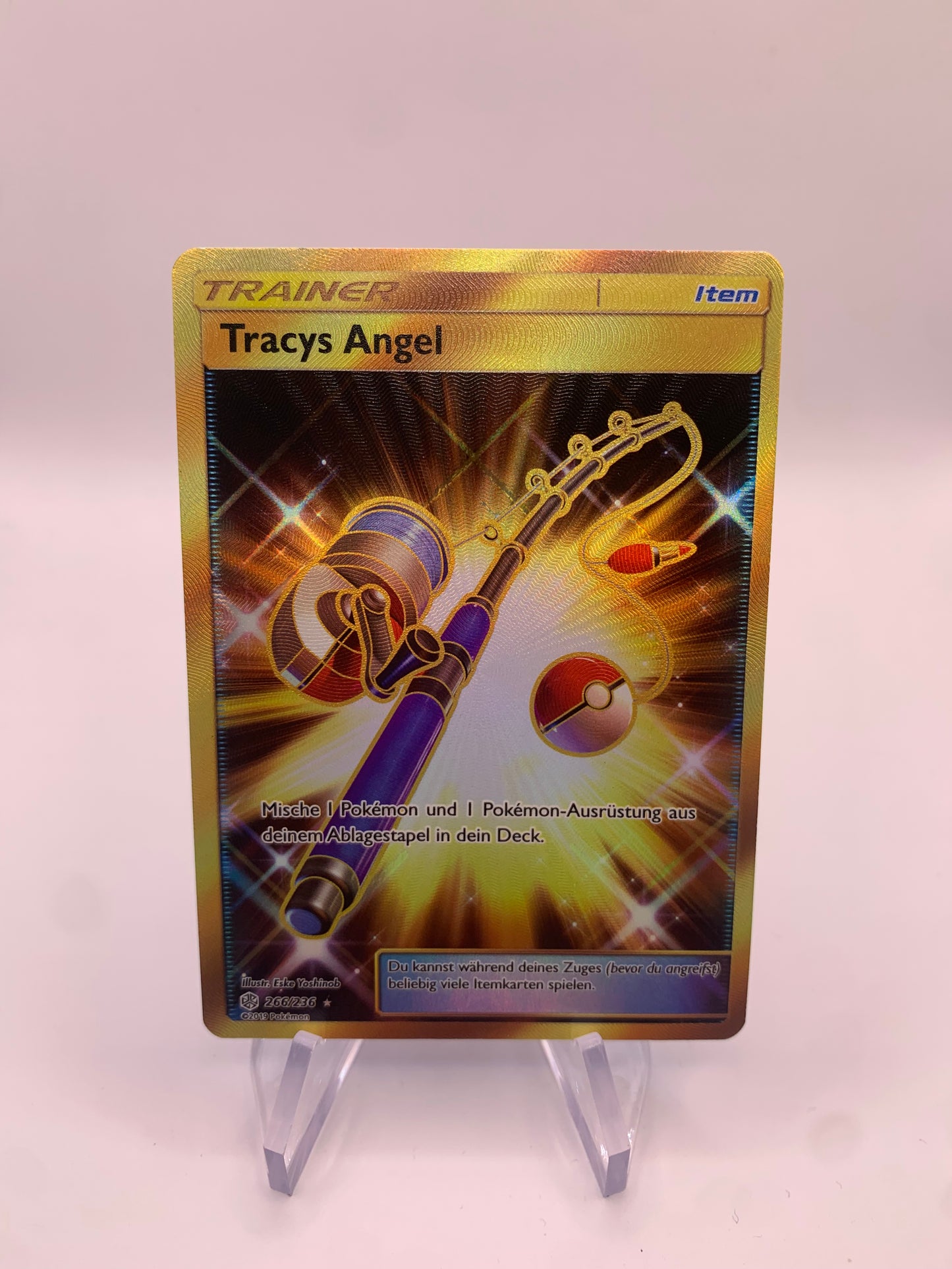 Pokemon Karte Gold Tracy Angel Deutsch 266/236