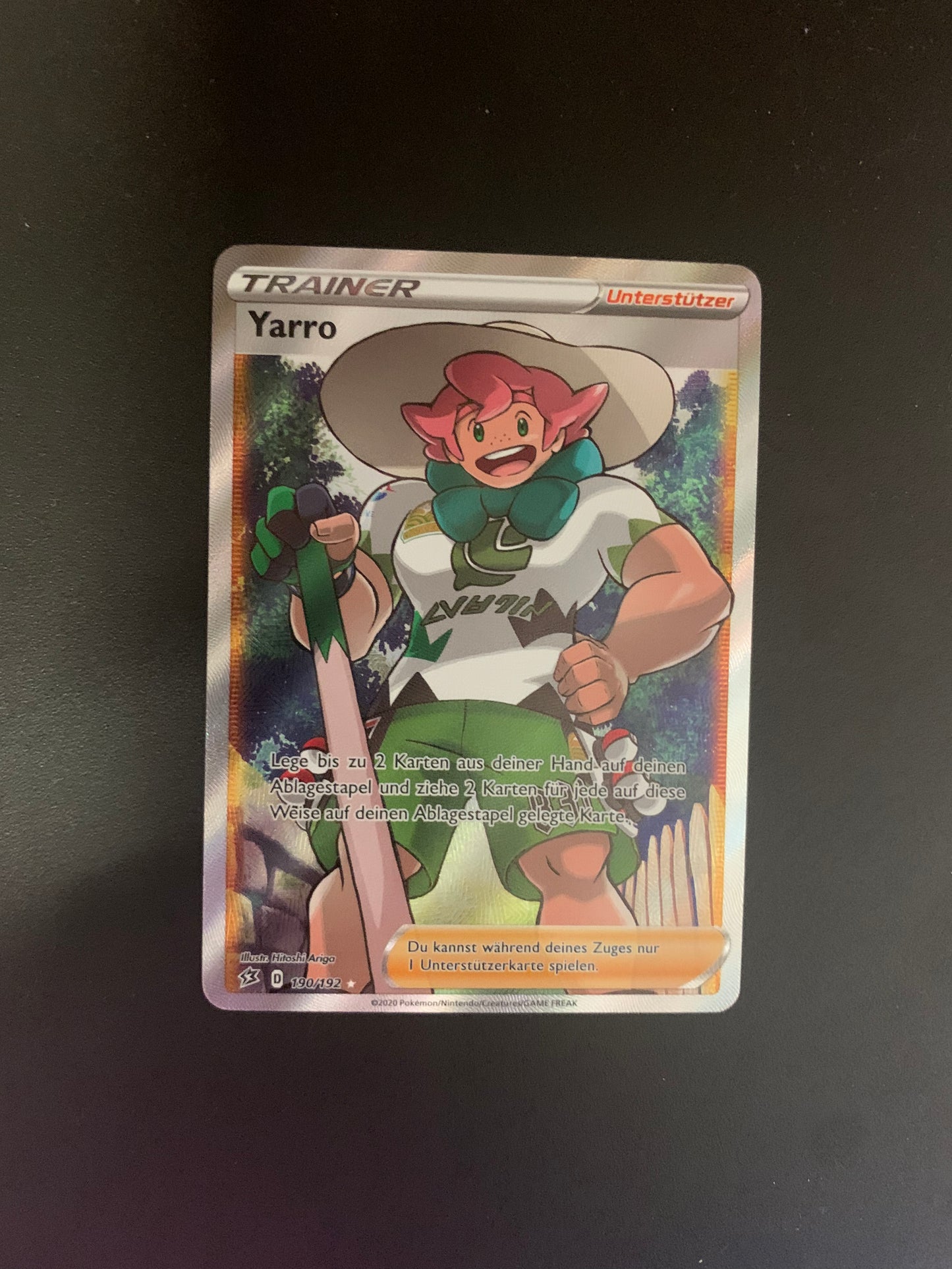 Pokemon Karte Trainer Fullart 190/192 Deutsch