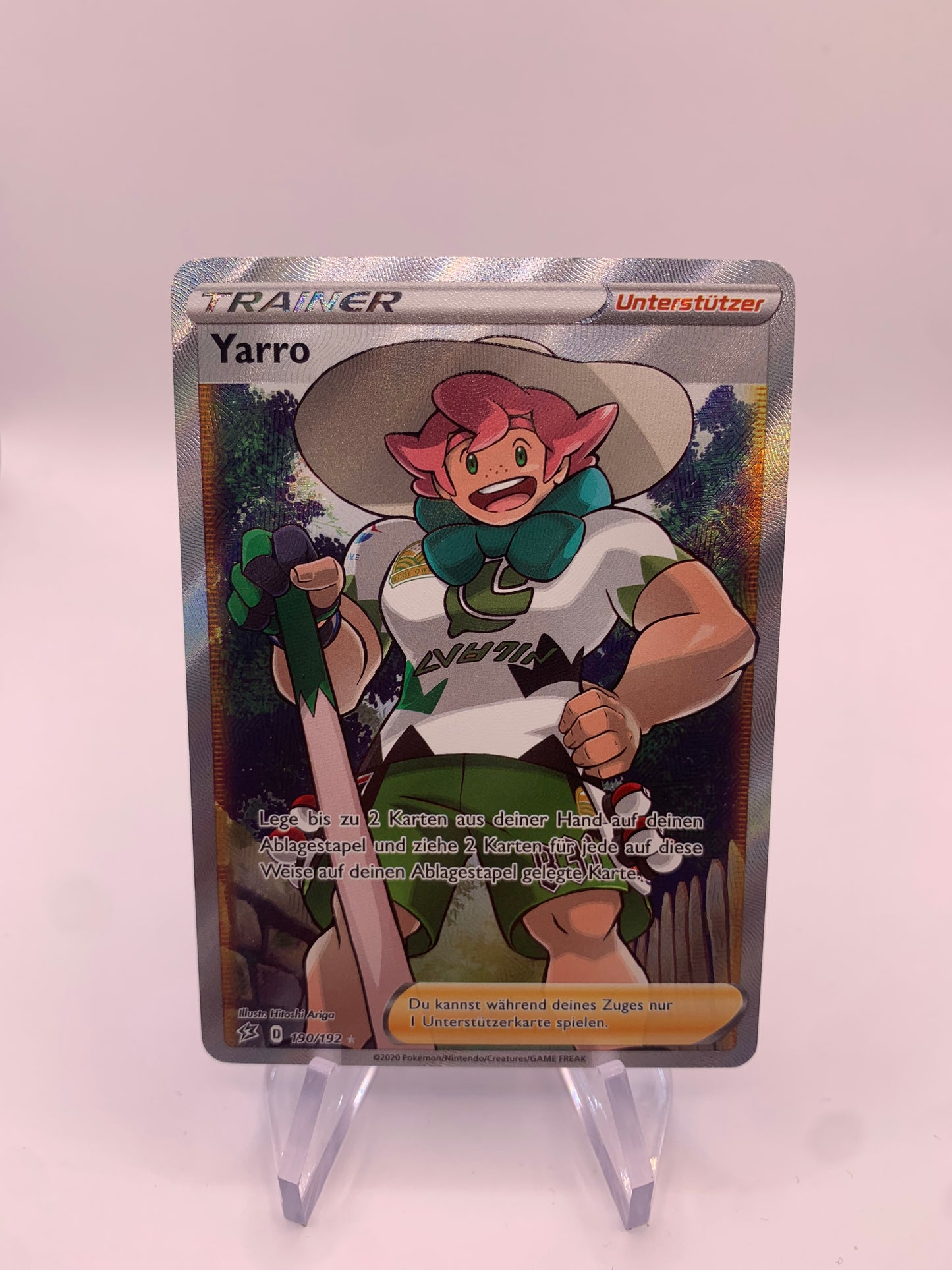 Pokemon Karte Trainer Fullart 190/192 Deutsch