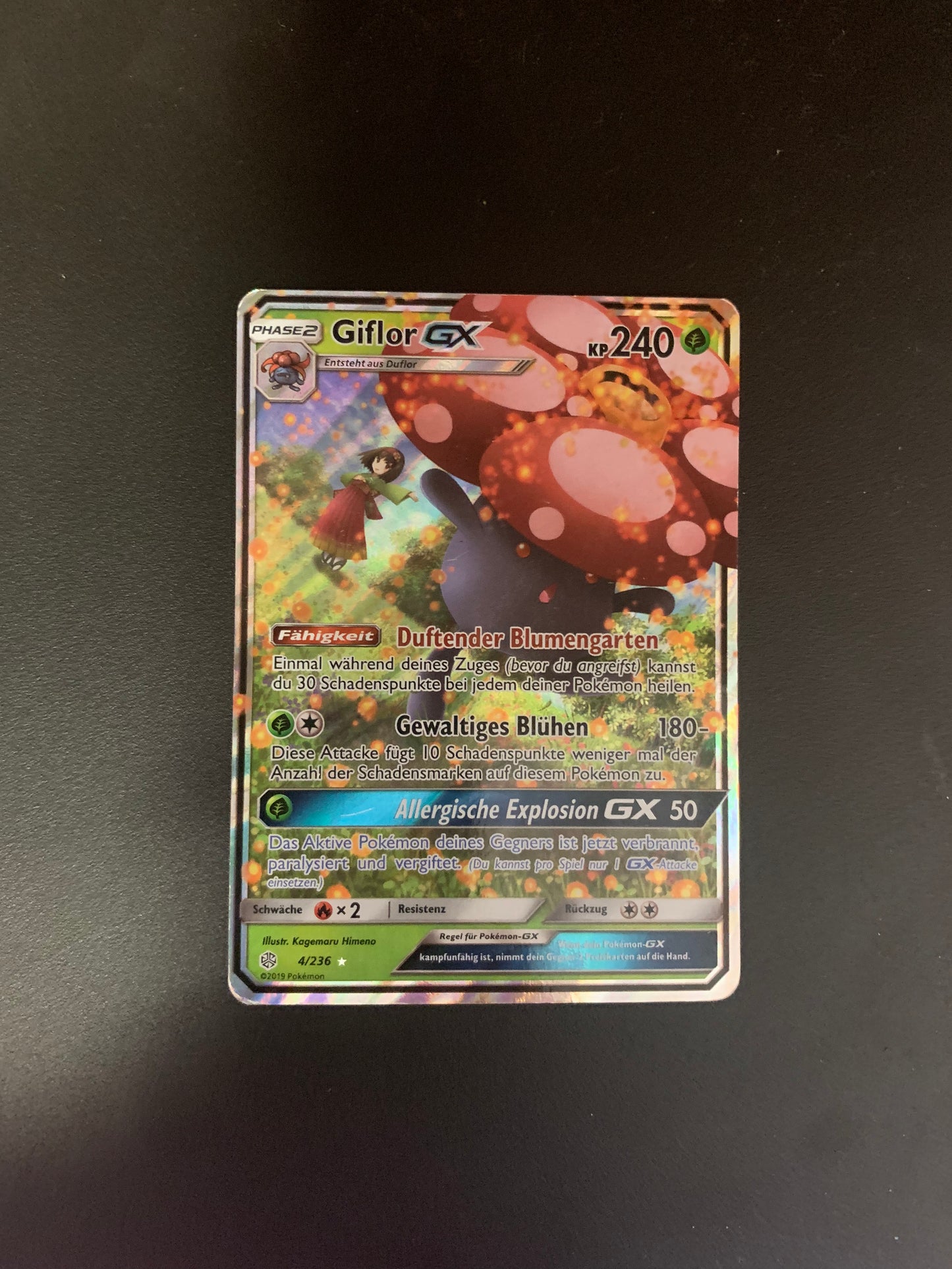 Pokemon Karte Gx Giflor 4/236 Deutsch