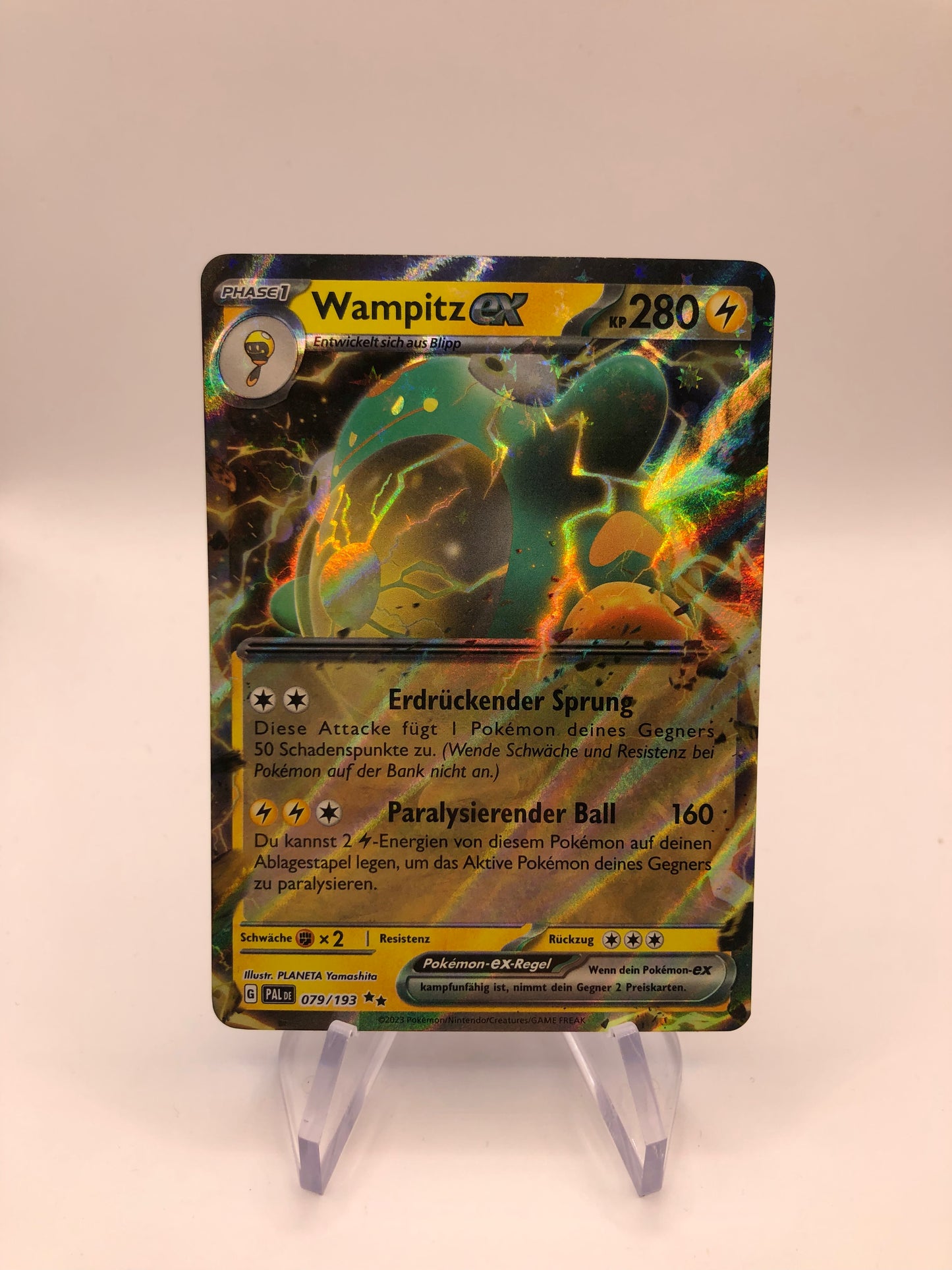 Pokemon Karte Ex Wampitz 79/193 Deutsch