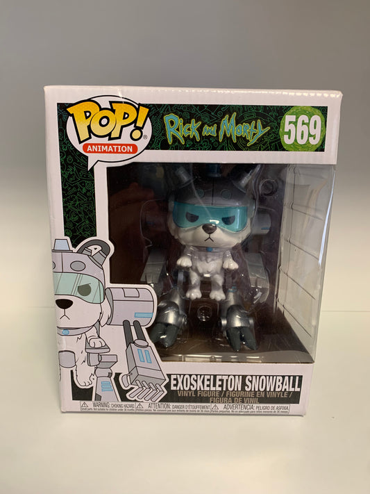 Funko Pop Figur Rick and Morty EXOSKELETON SNOWBALL