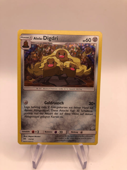 Pokemon Karte Holo Digdri 11/12 Deutsch