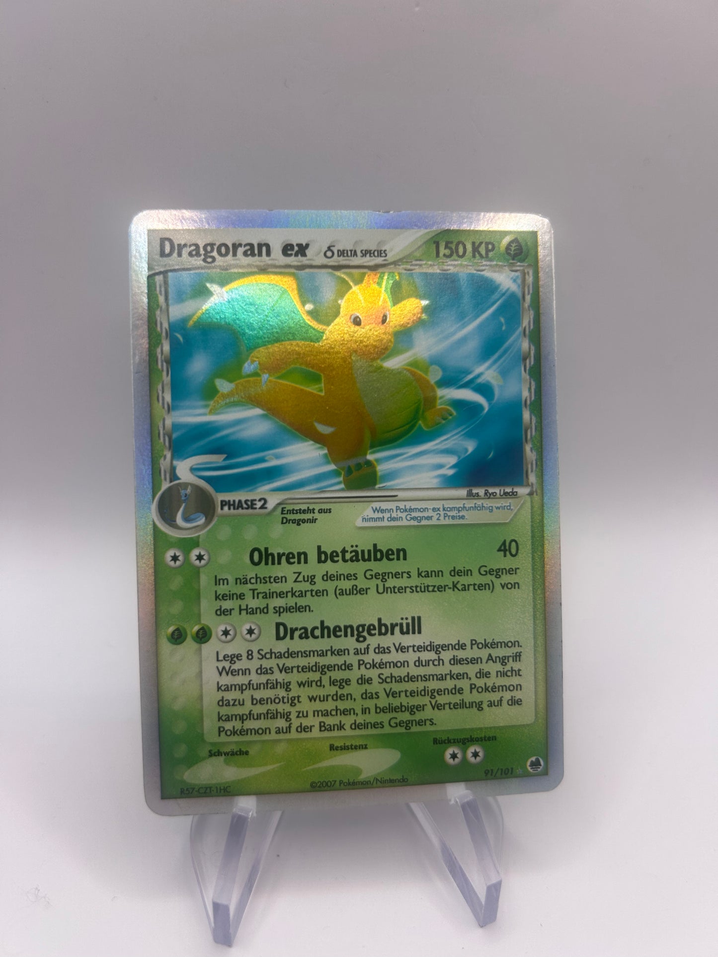 Pokemon Karte Delta Species Ex Dragoran 91/101 Deutsch