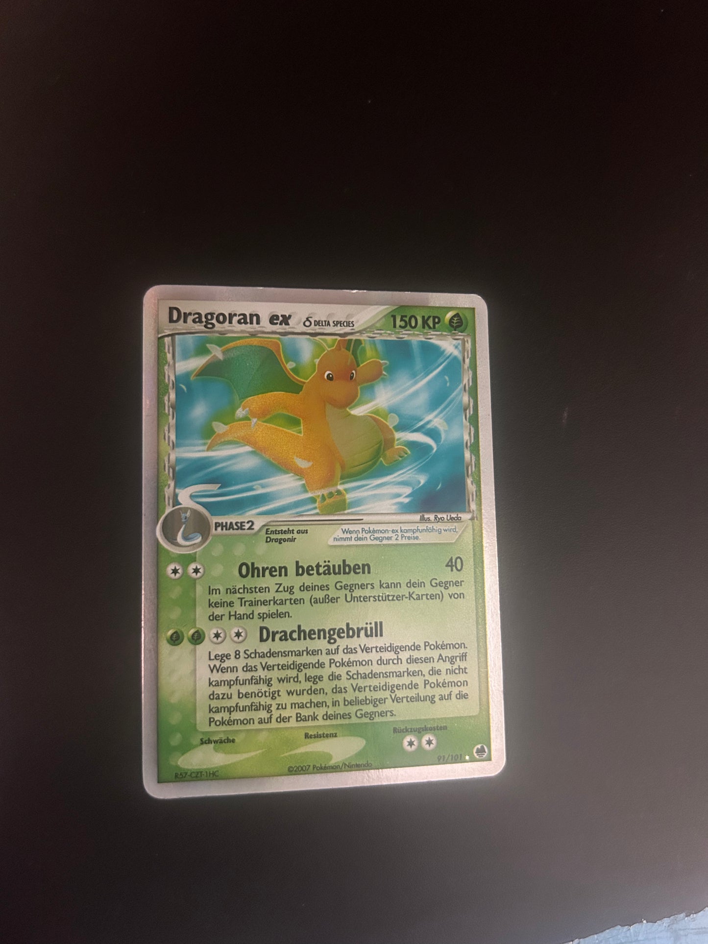 Pokemon Karte Delta Species Ex Dragoran 91/101 Deutsch